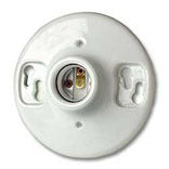 Leviton 000-9875 San 000 Keyless Porcelain Lampholder. New.