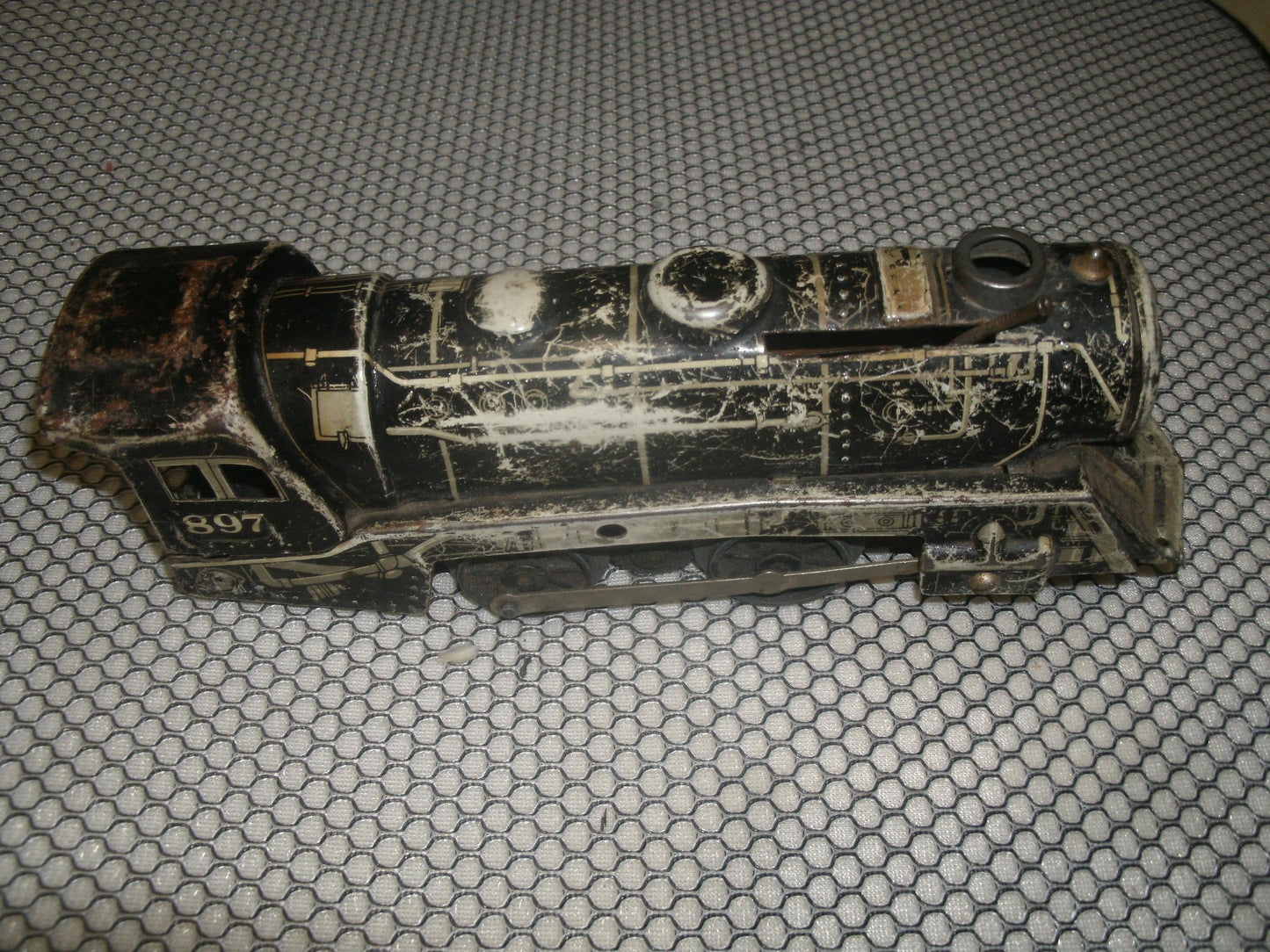 Marx Locomotive 897. Used. Black. O Scale.