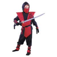 Ninja Lord Halloween Costume. 388490. Red and Black.