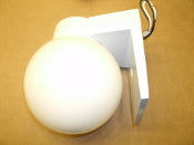 ELP 104284-WH White Frame and Globe Light. New.