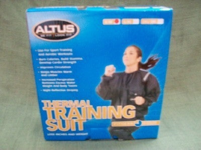Altus Fitness Thermal Training Sauna Suit. New. S/M 1211 011S/M