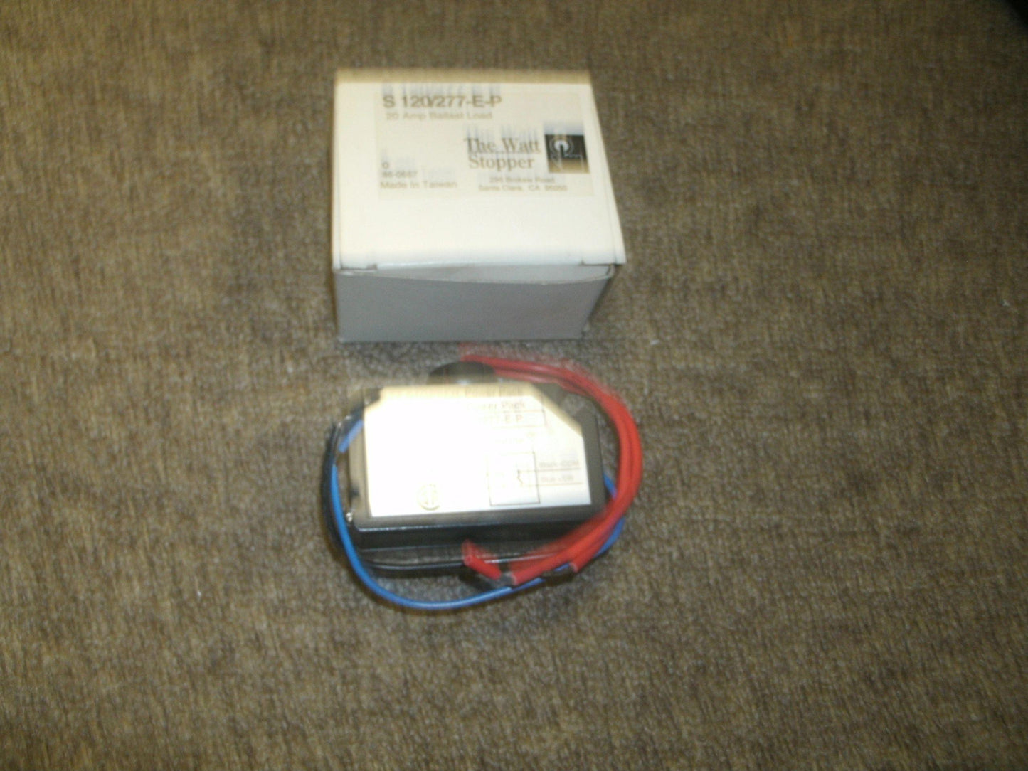 Wattstopper S 120/277-E-P, 20 AMP Ballast Load. New.