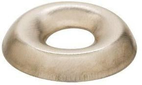 Crown Bolt 20681 #8 Washer Finishing, Nickel. New. 8 Pieces.