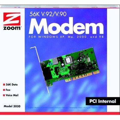 Zoom Technologies V92 PCI 56K Modem New.
