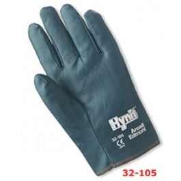 Ansell Edmont Hynit 32-105. Size 10 Gloves Canvas Nitrile.