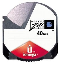 Iomega Pocket Zip Disk. 40 MB. New.