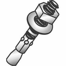 Minerallac 62028, 1/4" X 1 3/4" Wedge Anchors. Heavy Duty. New.
