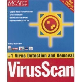 McAfee VirusScan for Windows 98/95. New. OEM.