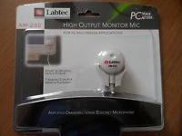 Labtec AM-232 High Output Monitor Microphone. New.