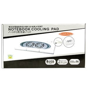 Laptop Cooling Pad. DX-764. New. White. Retail Box.