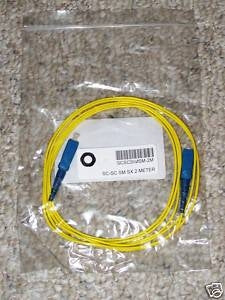 Single Mode 2 Meters SC-SC Fiber Jumpers. SCSCSIMSM-2M.
