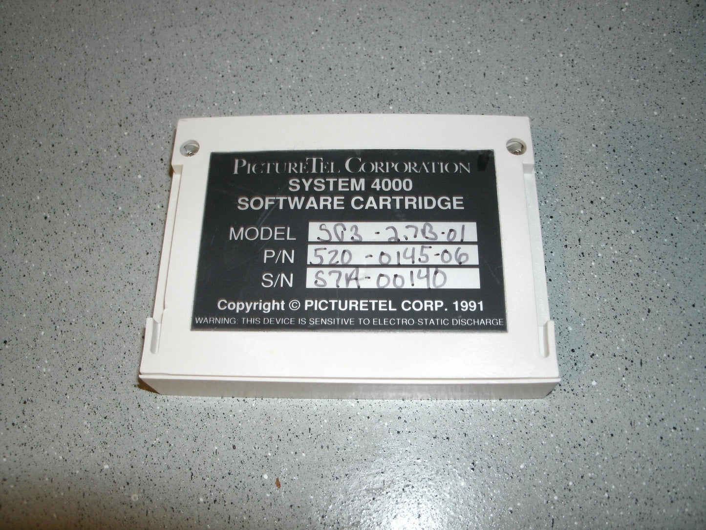 PictureTel System 4000 Software Cartridge.