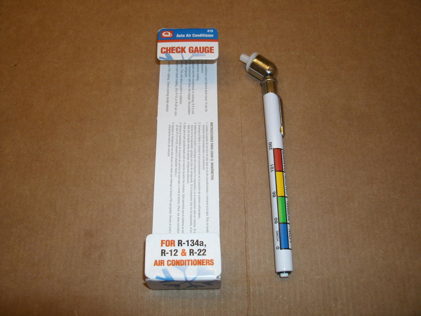EF Products 419 Auto Air Conditioner Check Gauge.