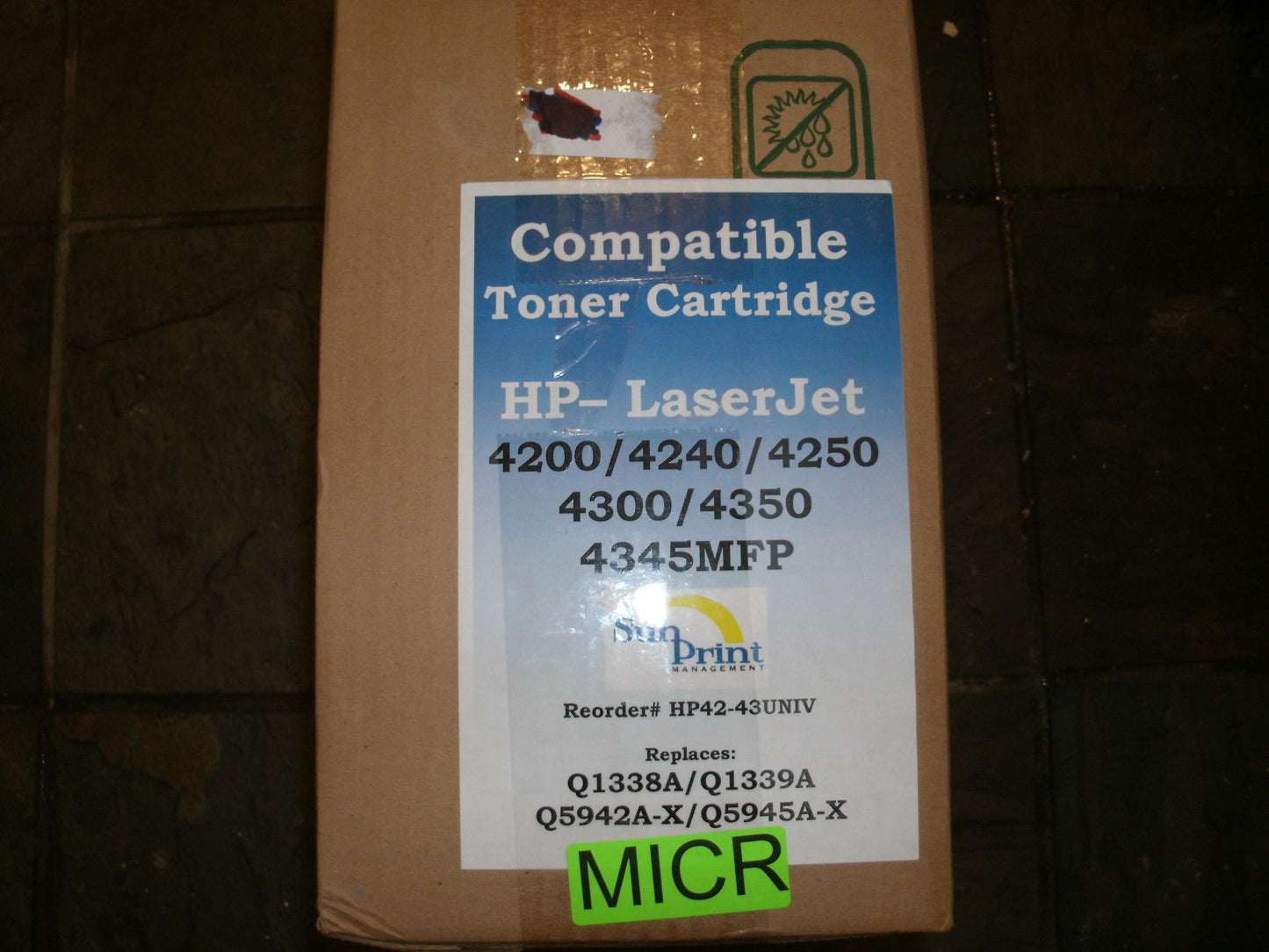 HP LaserJet Compatible 4200, 4250, 4300, 4350. New. MICR.