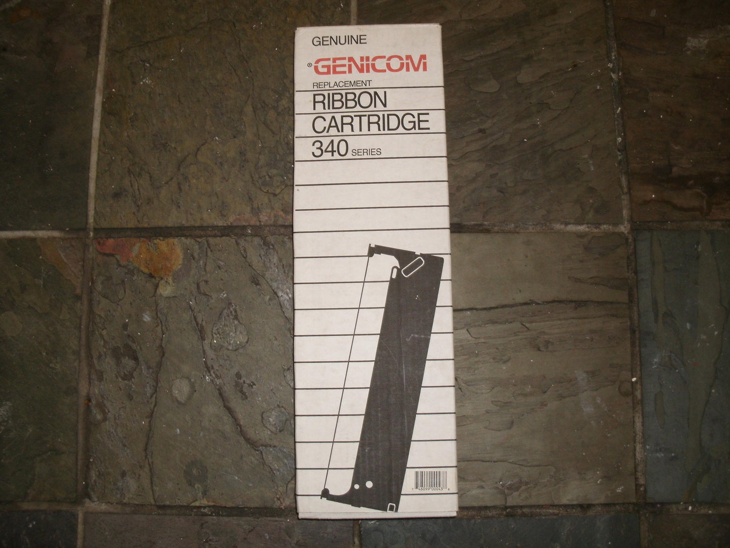 Genicom 44A419819-G06 Black Fabric Ribbon Cartridge. New.