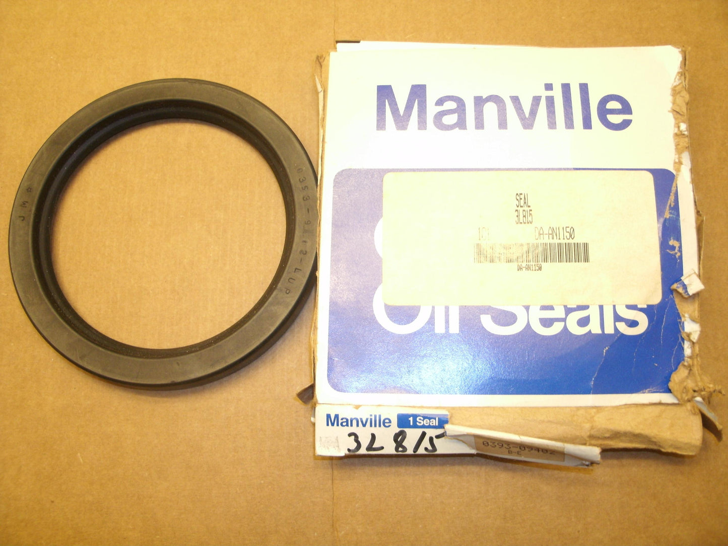 Manville 3L815 Oil Seal. DA-AN1150. 1C1. 3L815. New.