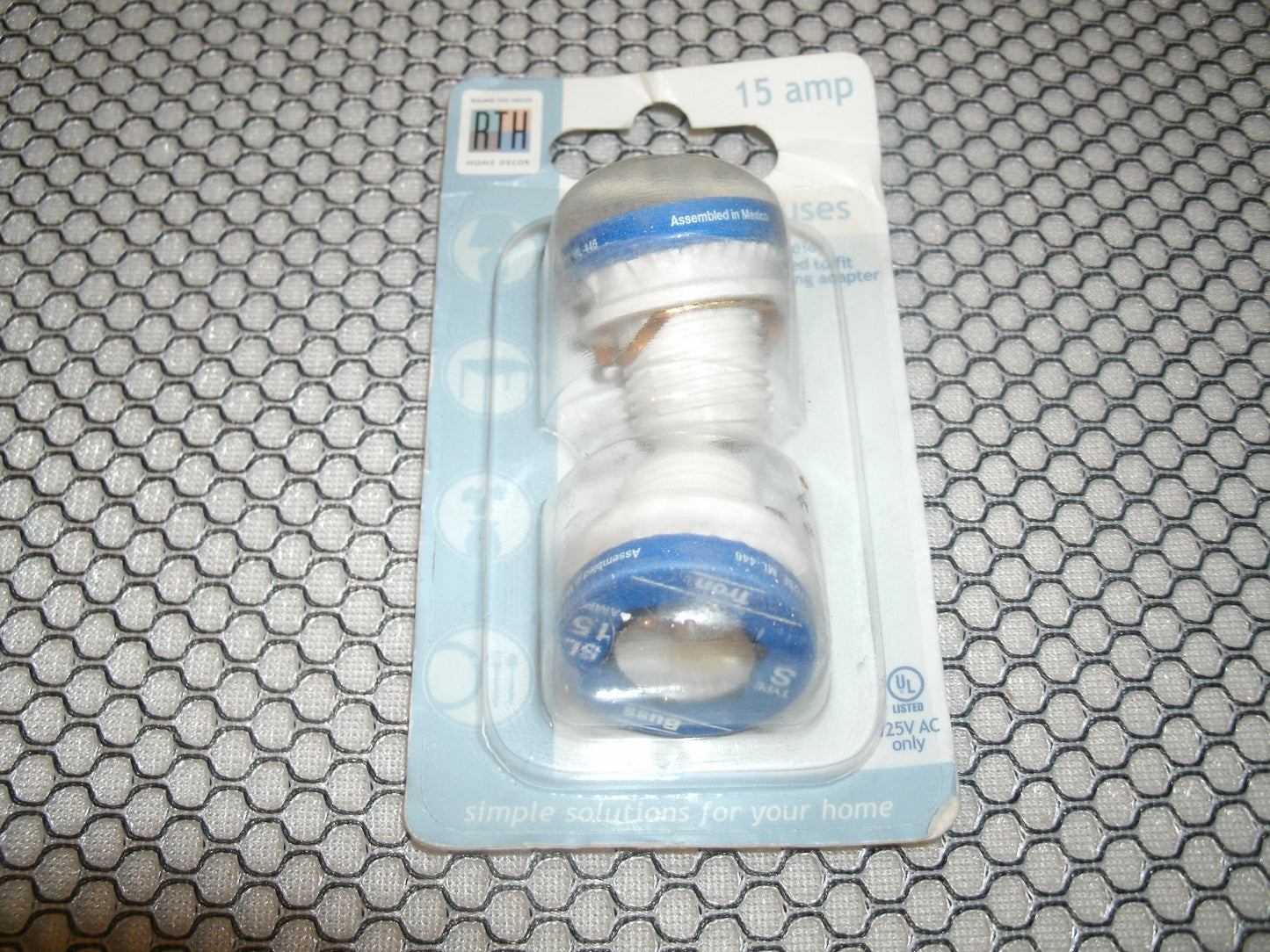 RTH 15 Amp Type-SL Fuses. # 278474. 050428066348.
