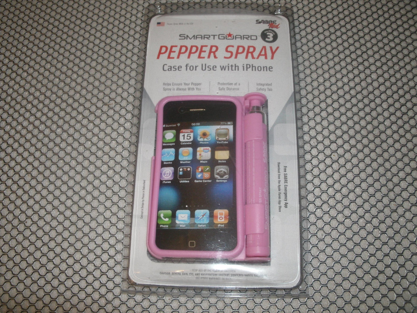 SmartGuard SG-3-PK-US Pepper Spray Case. New.