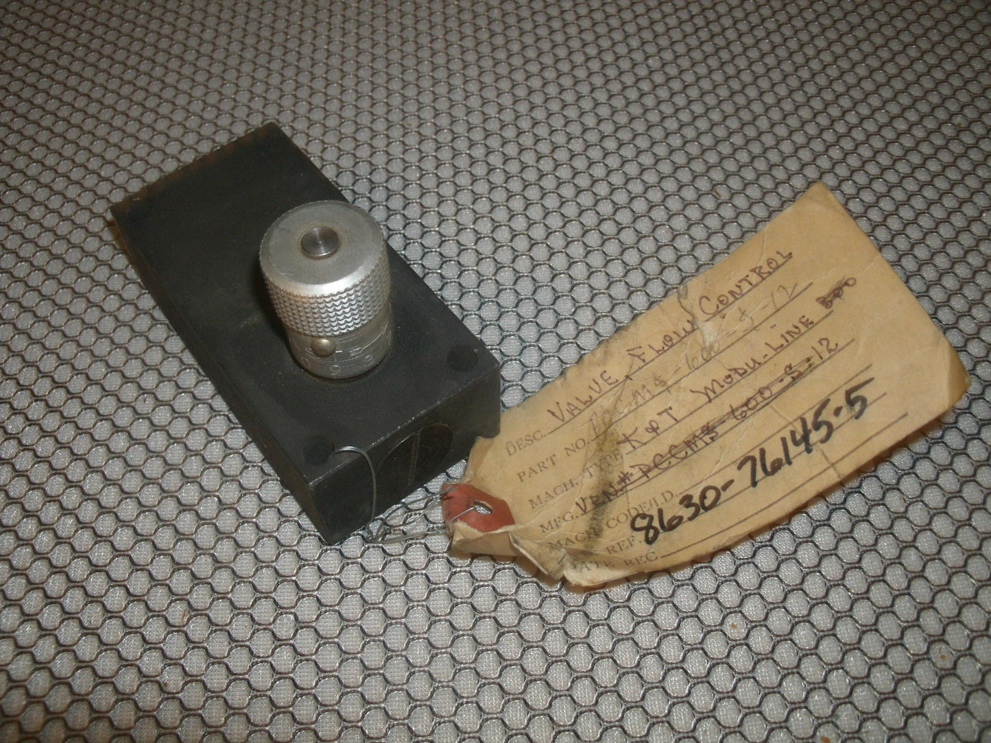 Parker Hannifin Colorflow Control 8630-76145-5 Valve. New.