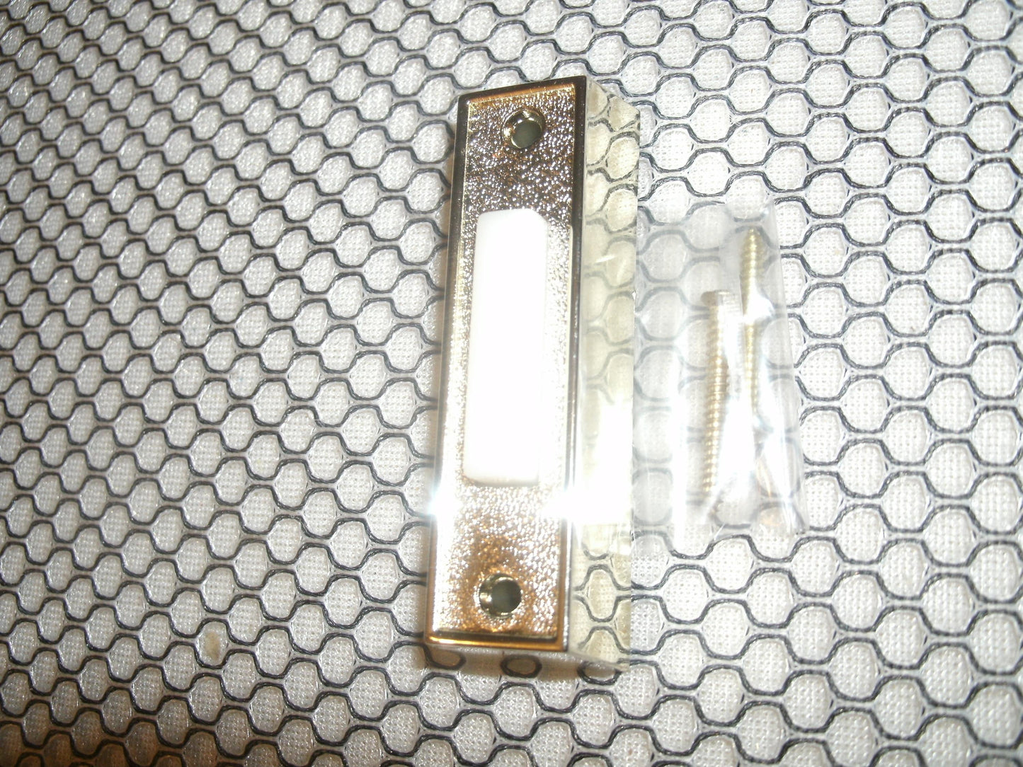 NuTone PB-9LPB Gold Push Button Doorbell. New.