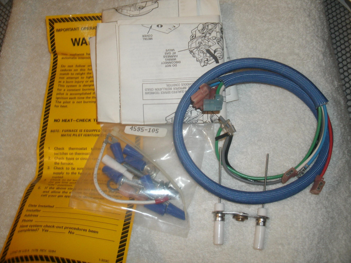 Robertshaw 780-705 Modernization Wiring Harness. New.