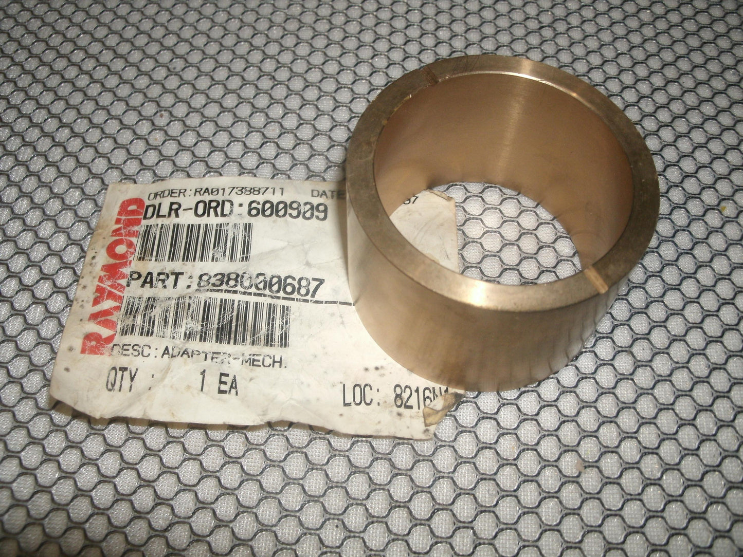 Raymond 838000687 Adapter-Mech. New.