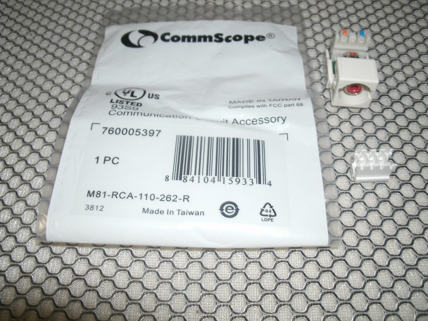 CommScope 760005397 Connector. 884104159334. New.