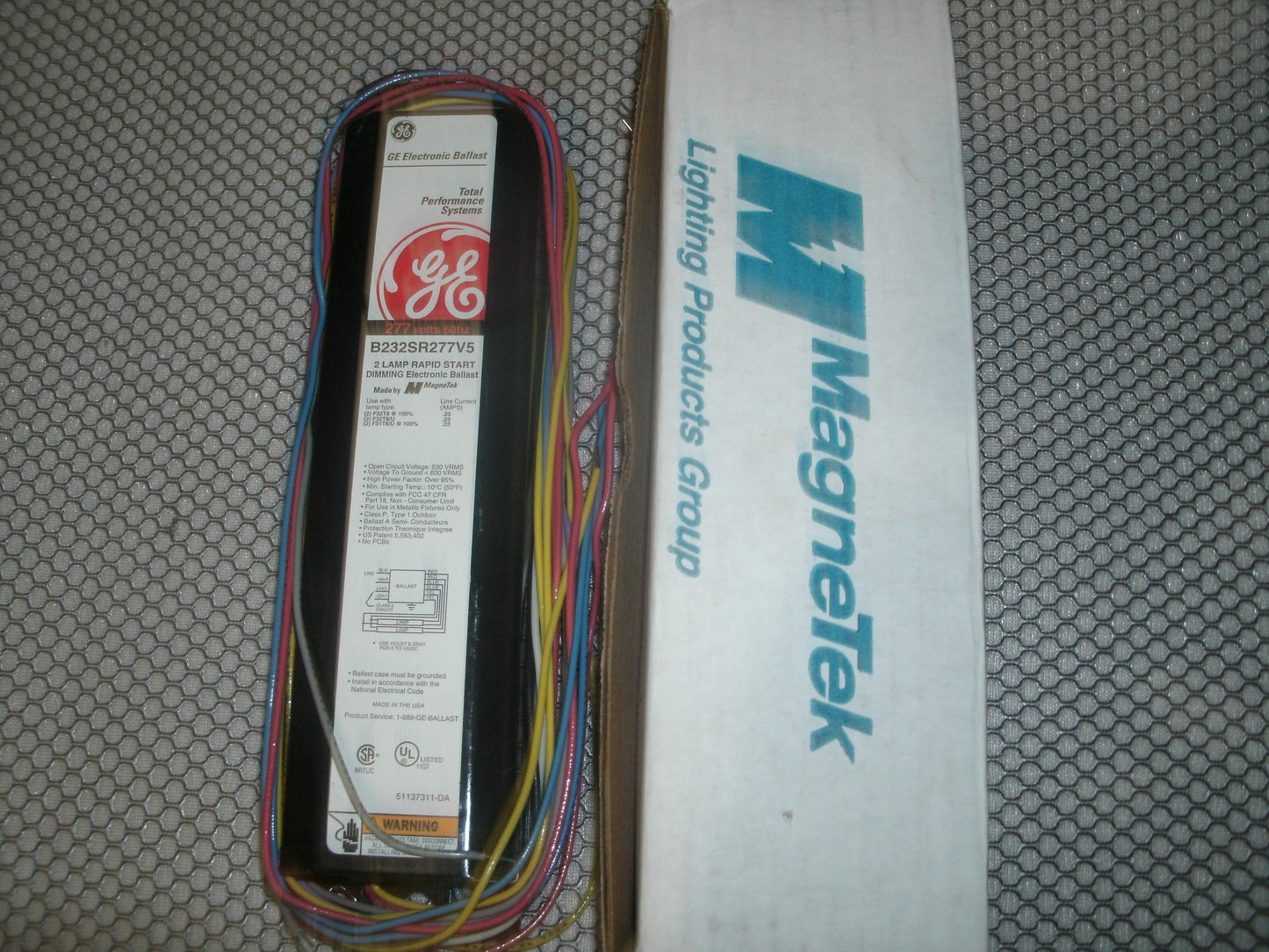 MagneTek B232SR277V5 Electronic Ballast. New.