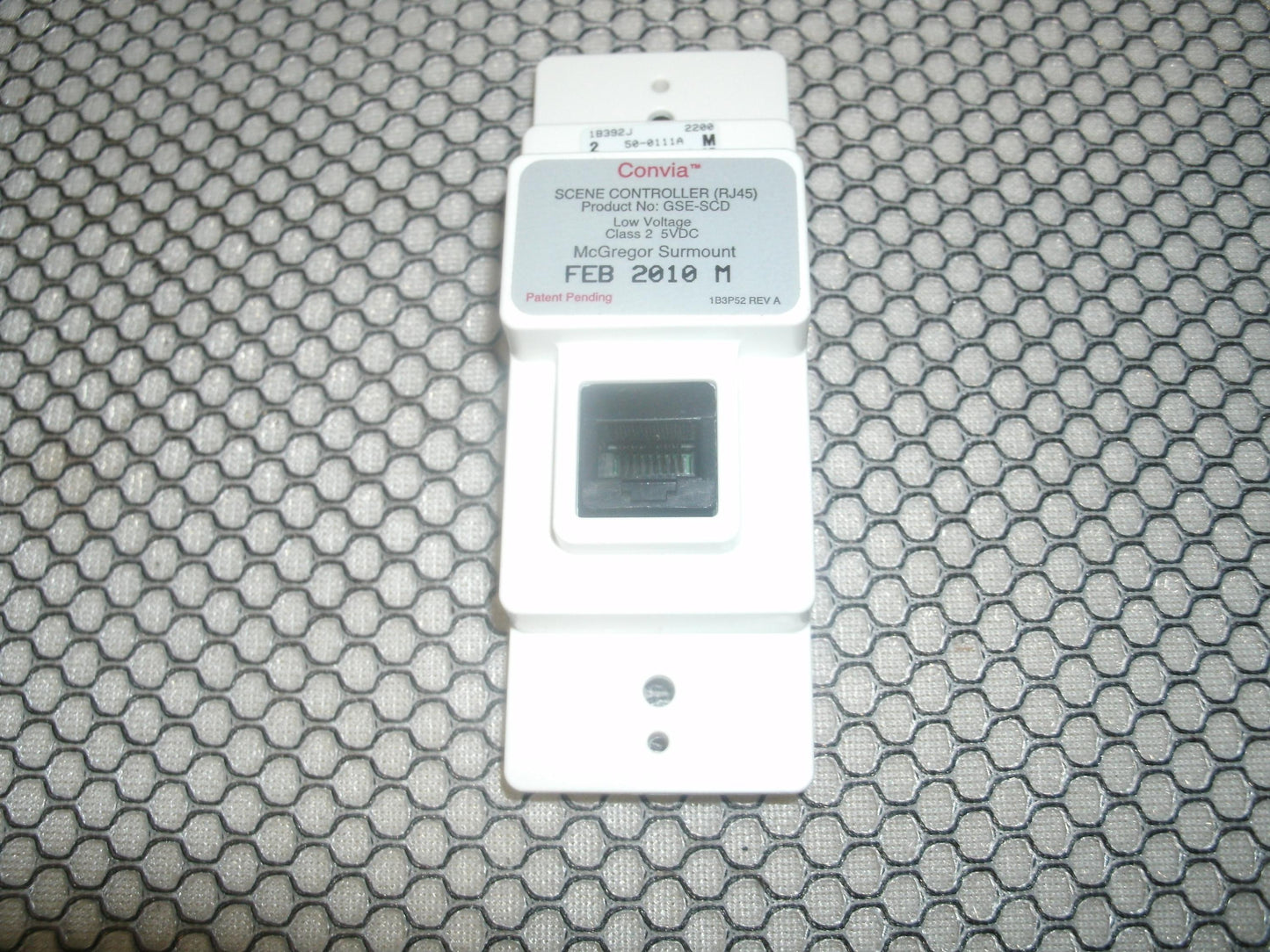 Convia GSE-SWD Scene Controller. New. (40)