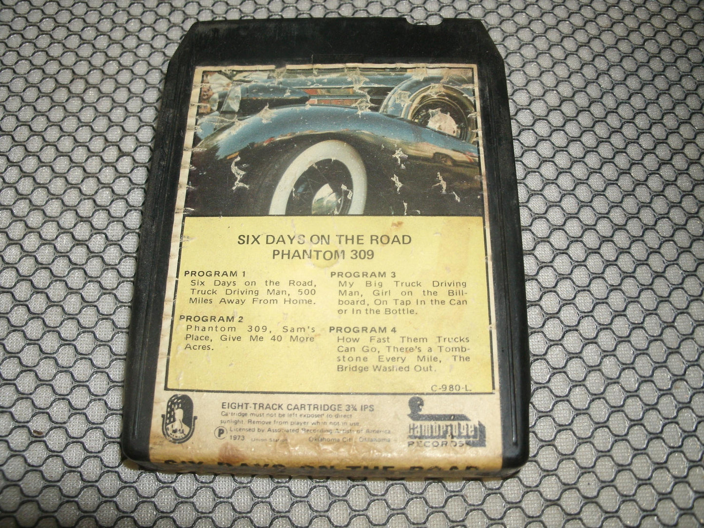 Six Days on the Road. Phantom 309. Used. 8 Track Tape.