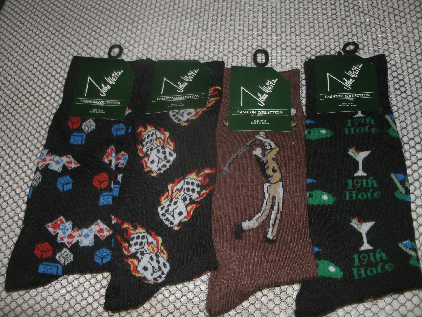 John Weitz Socks. "Lot of 26". New.Size 10-13.