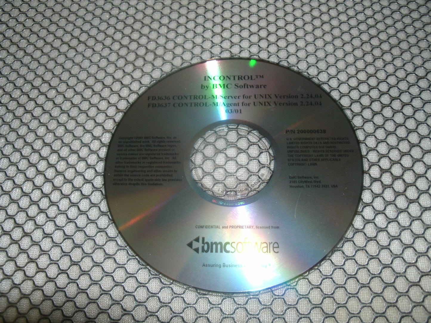 InControl By BMC Software. 200000638. CD. New.