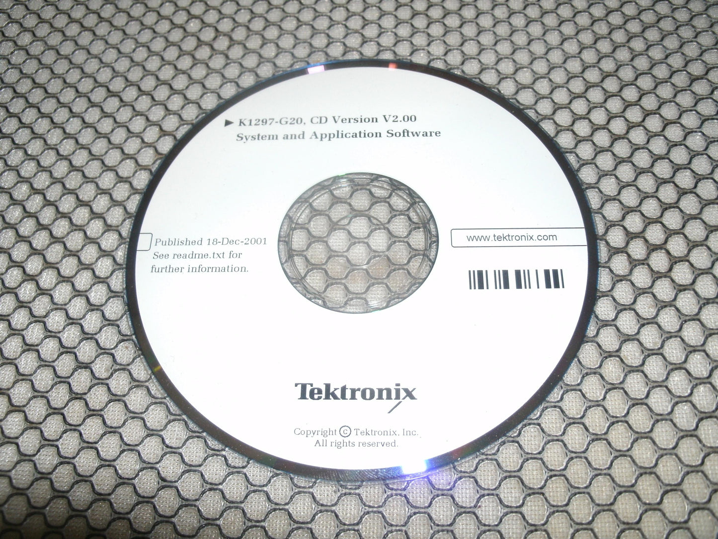 Tektronix K1297-G20 System and Application CD.