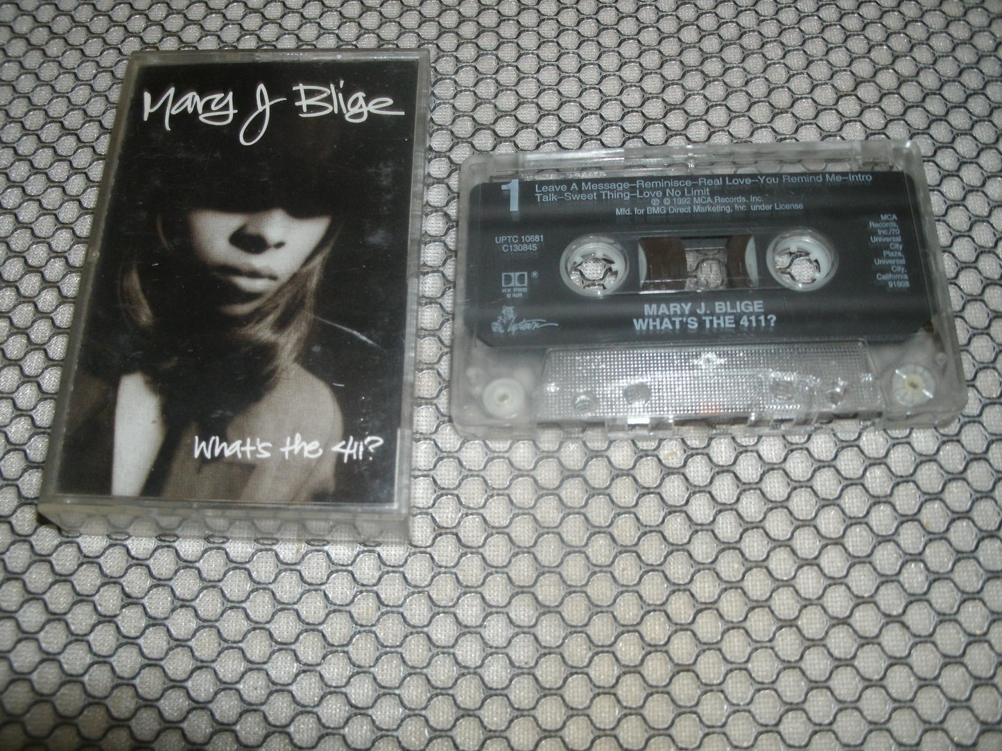 Mary J Blige. What's the 411? Cassette Tape. C-130845.
