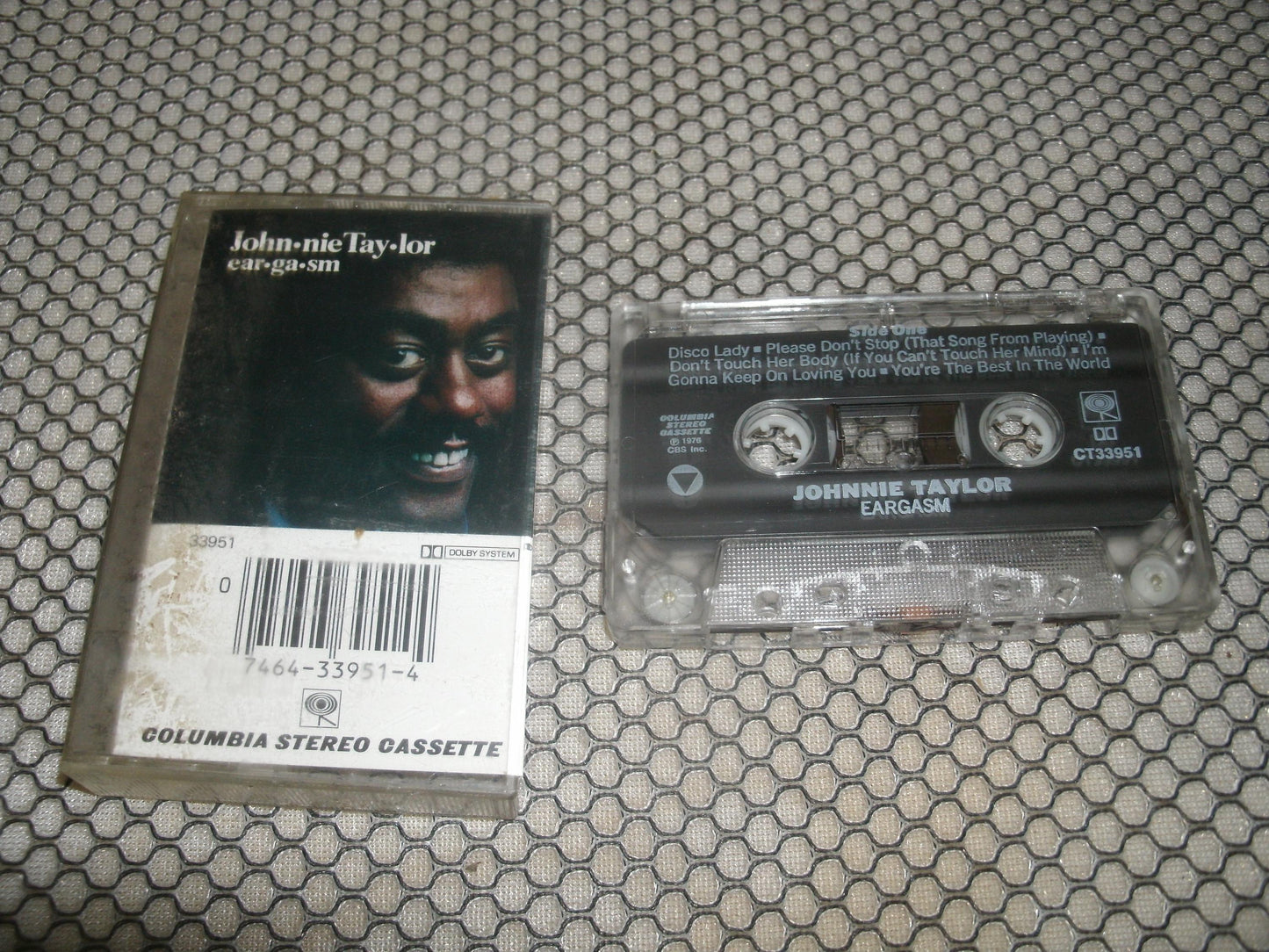 John-nie Tay-lor. Ear-ga-sm. 33951. Cassette. Used.