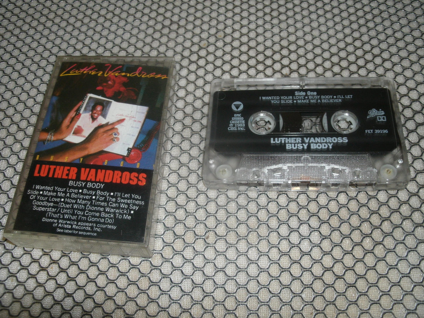 Luther Vandross. Busy Body. Cassette. Used.