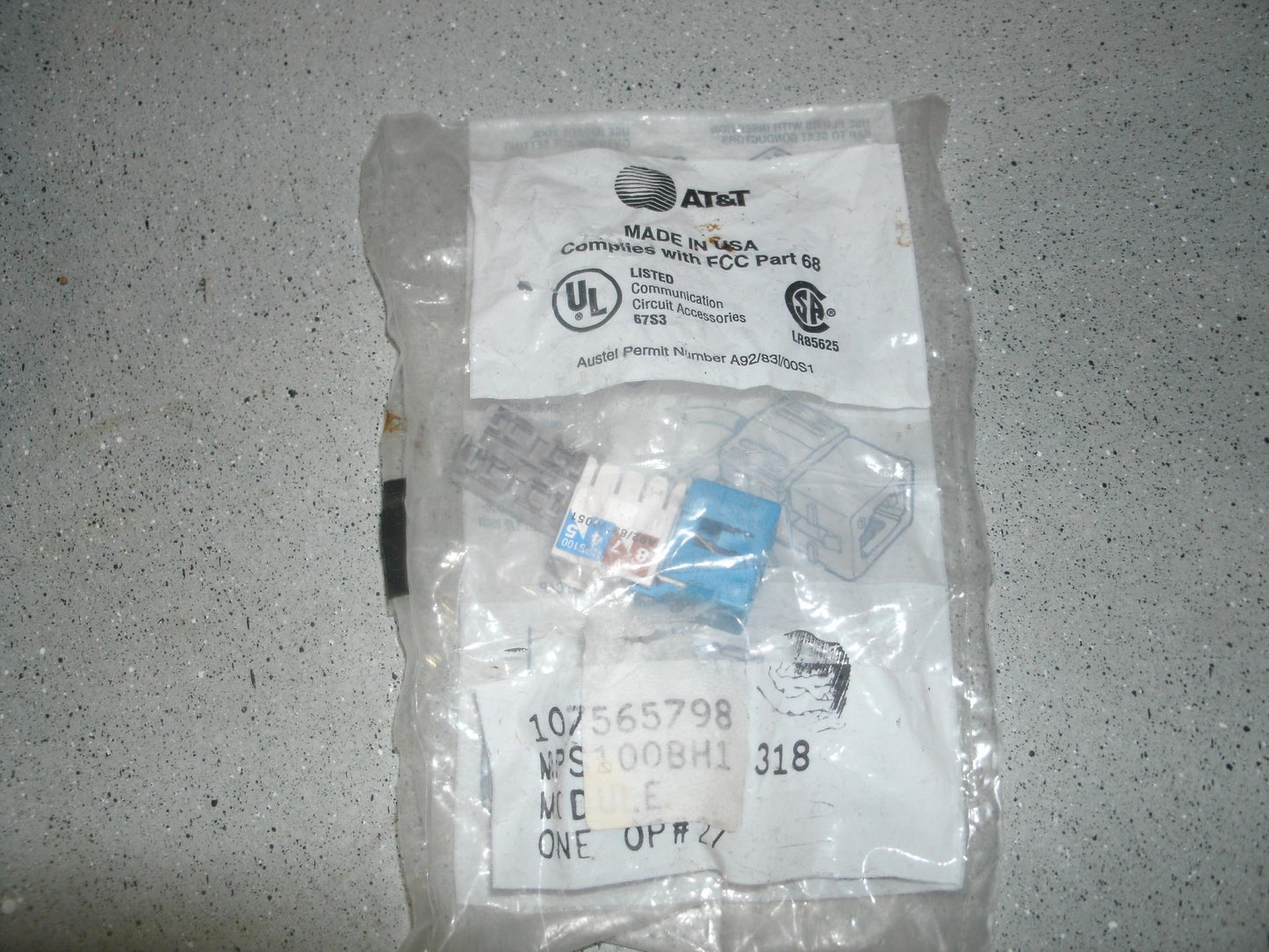 AT&T 107565798 Module. New. Blue.