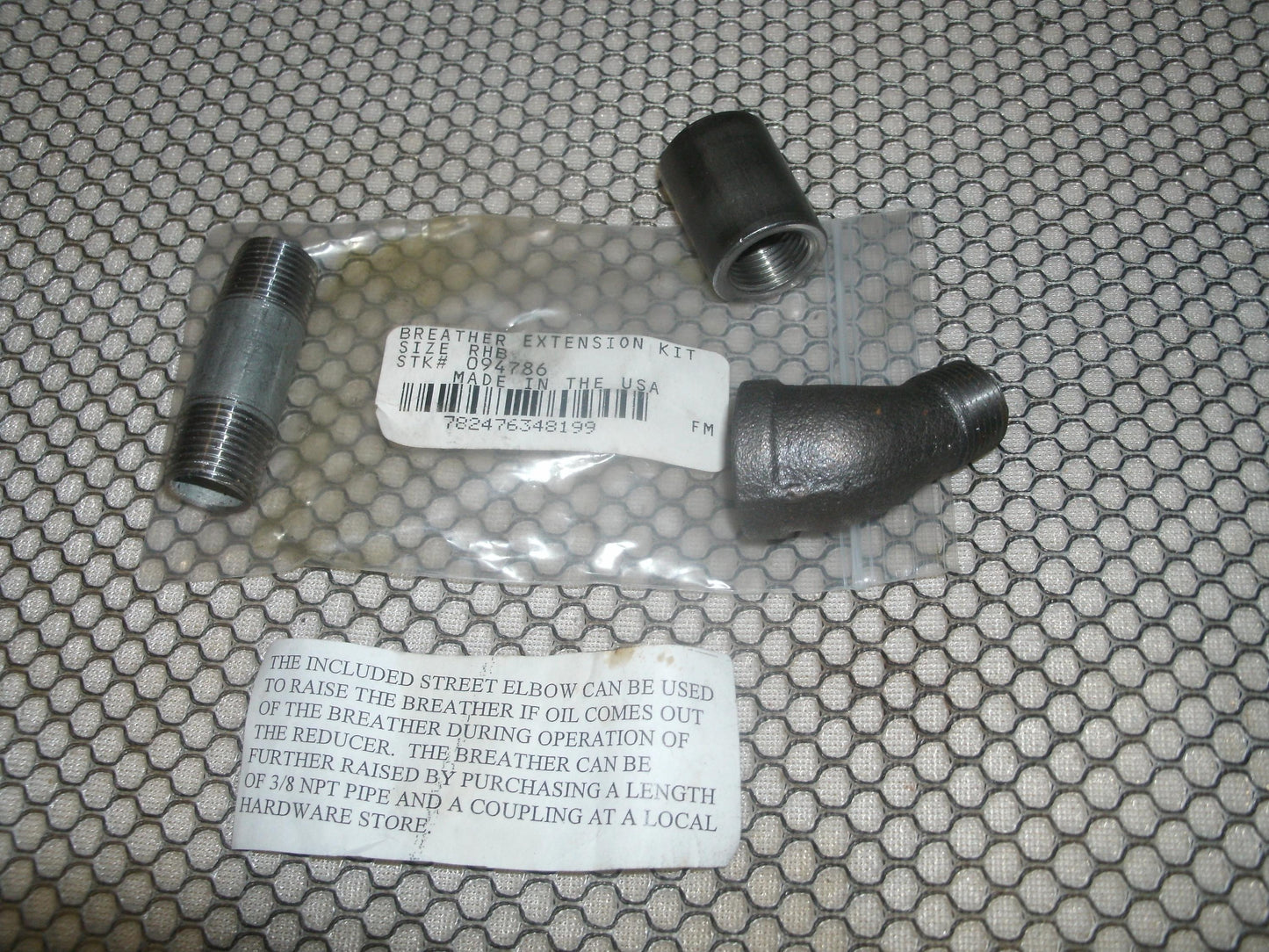 Dodge Reliance 094786 Breather Extension Kit. New. (C3)