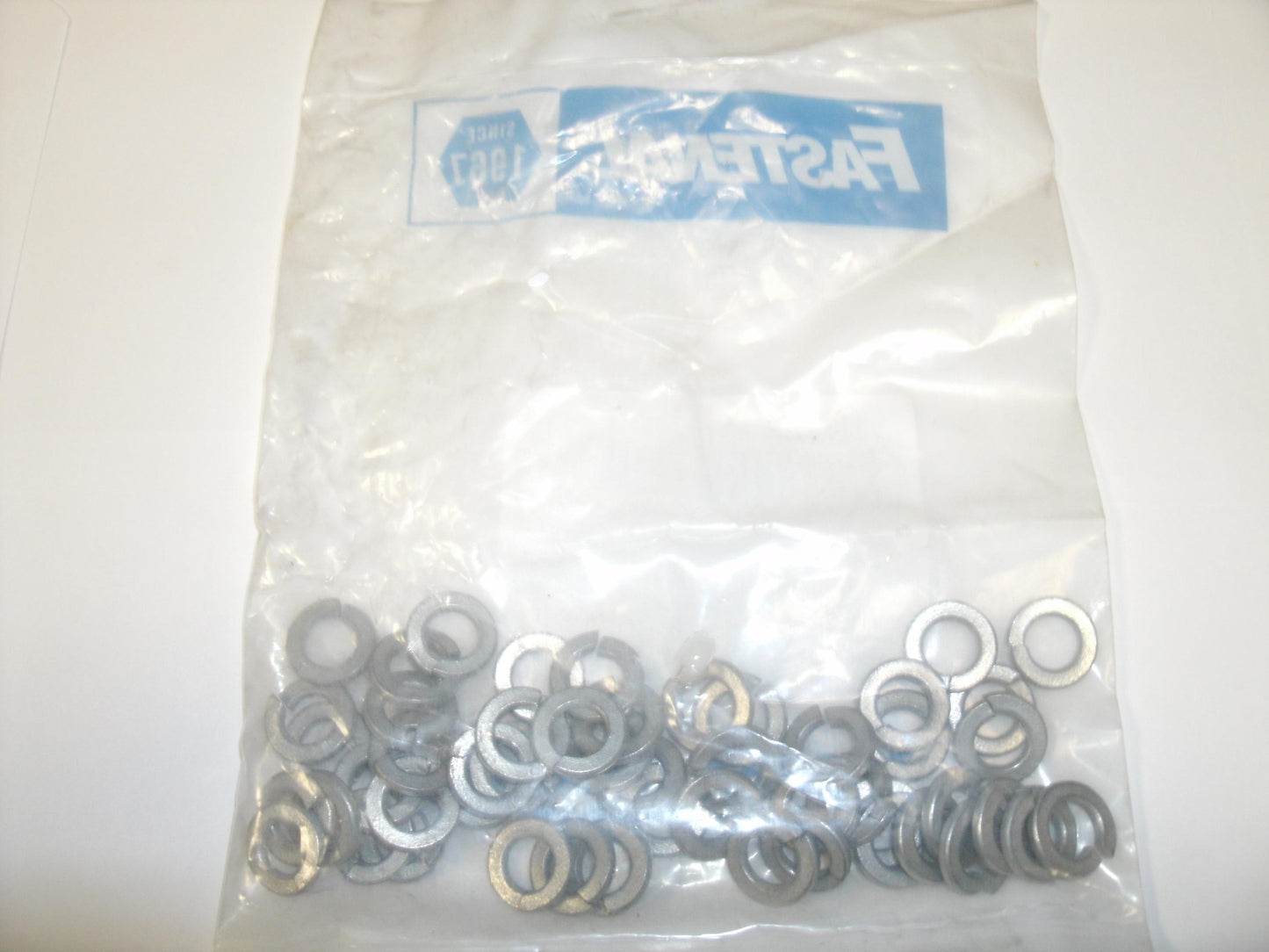 Fastenal 1133622, 3/8" Zinc Finish Medium Split Lock Washers.