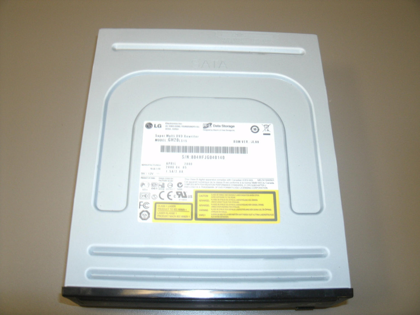 LG GH20LS15 Super Multi DVD. DVD±RW (±R DL)