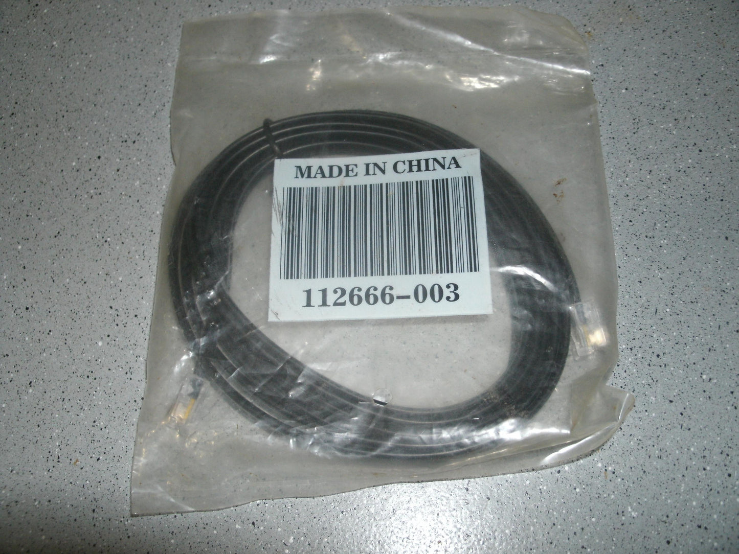 HP/Compaq 112666-003 Armada Black Phone Cord. New.
