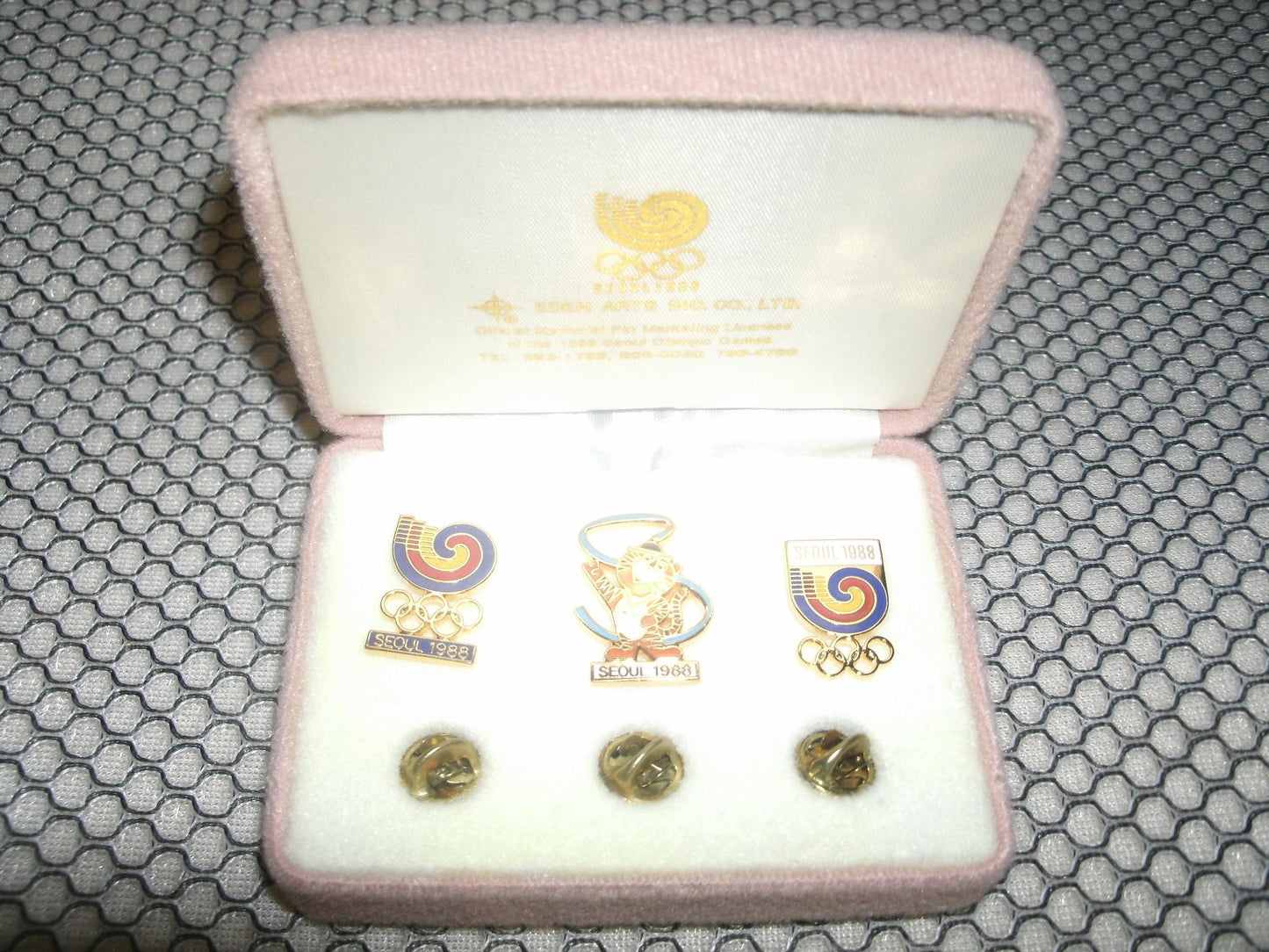 1988 Seoul Summer Olympic Pins, 3 Pin Set. New. (A)