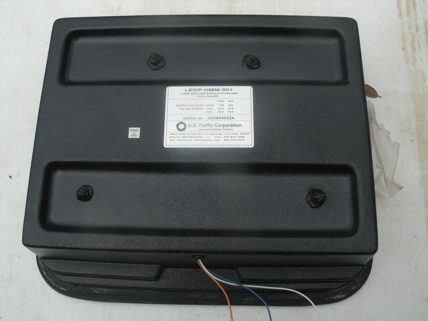 U.S. Traffic LEDP-HMM-001 Hand Man LED Light. Refurbished.