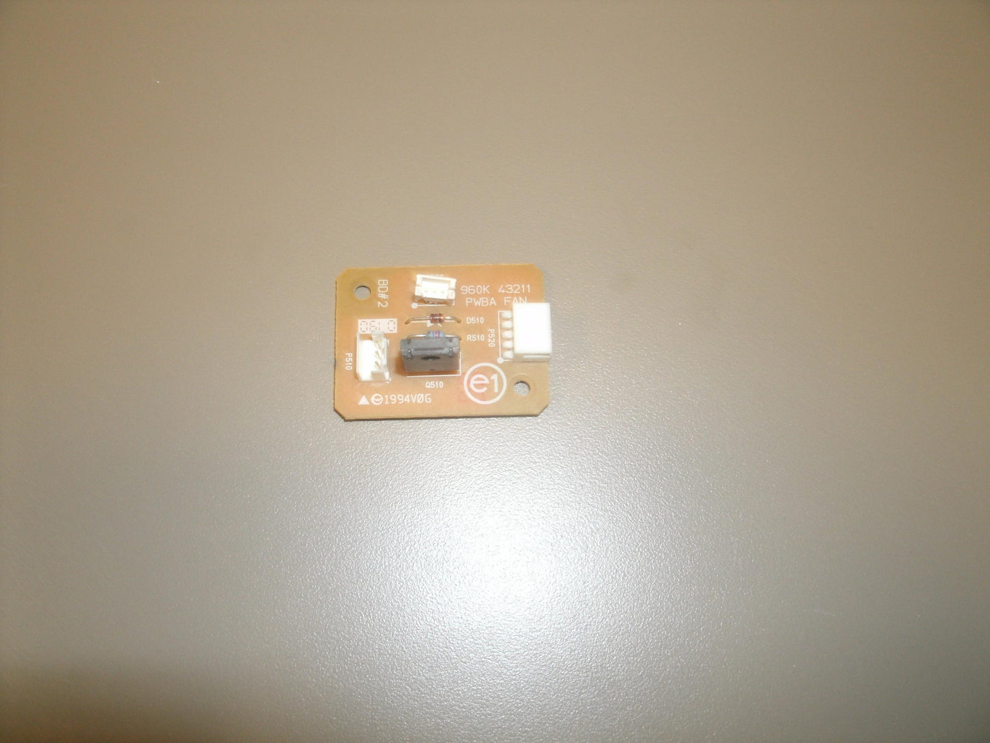 Dell 2130cn 960K 43211 PWBA Fan Board. Refurbished.