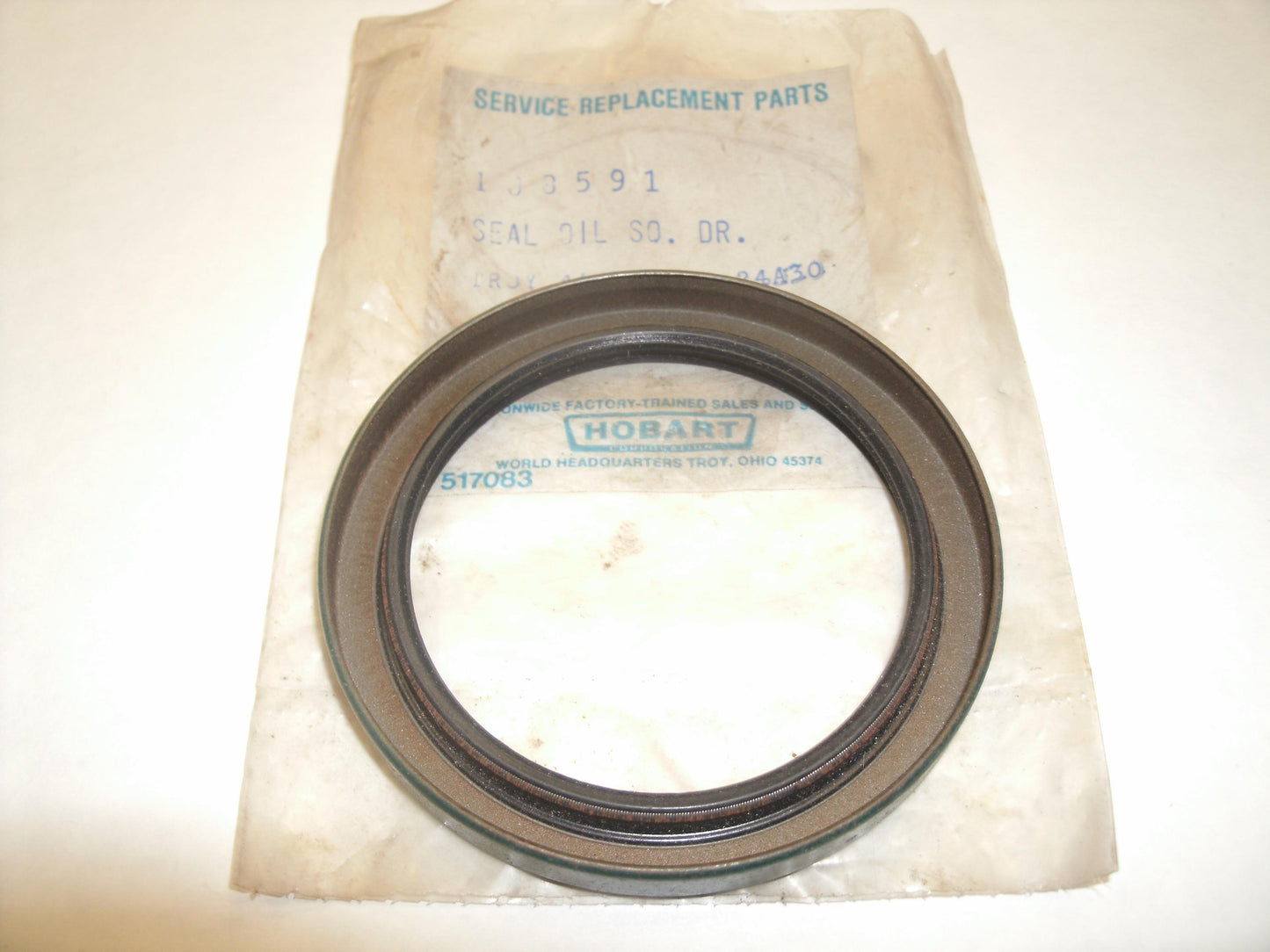 Hobart 138591 Oil Seal. New.