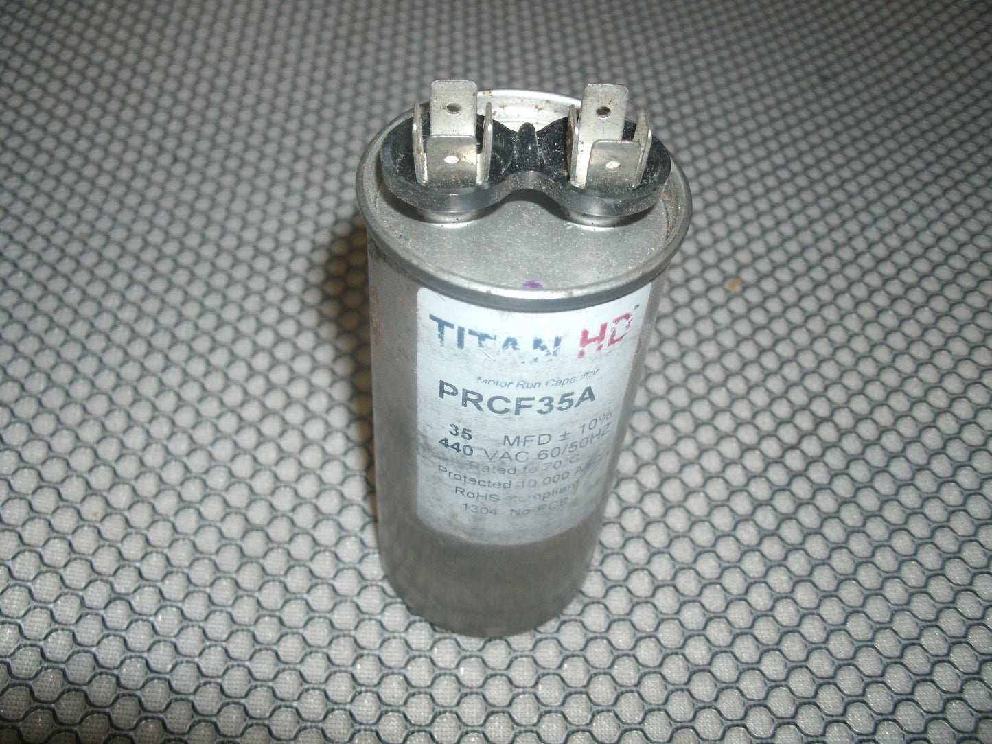 Titan HD PRCF35A Motor Run Capacitor. Used.