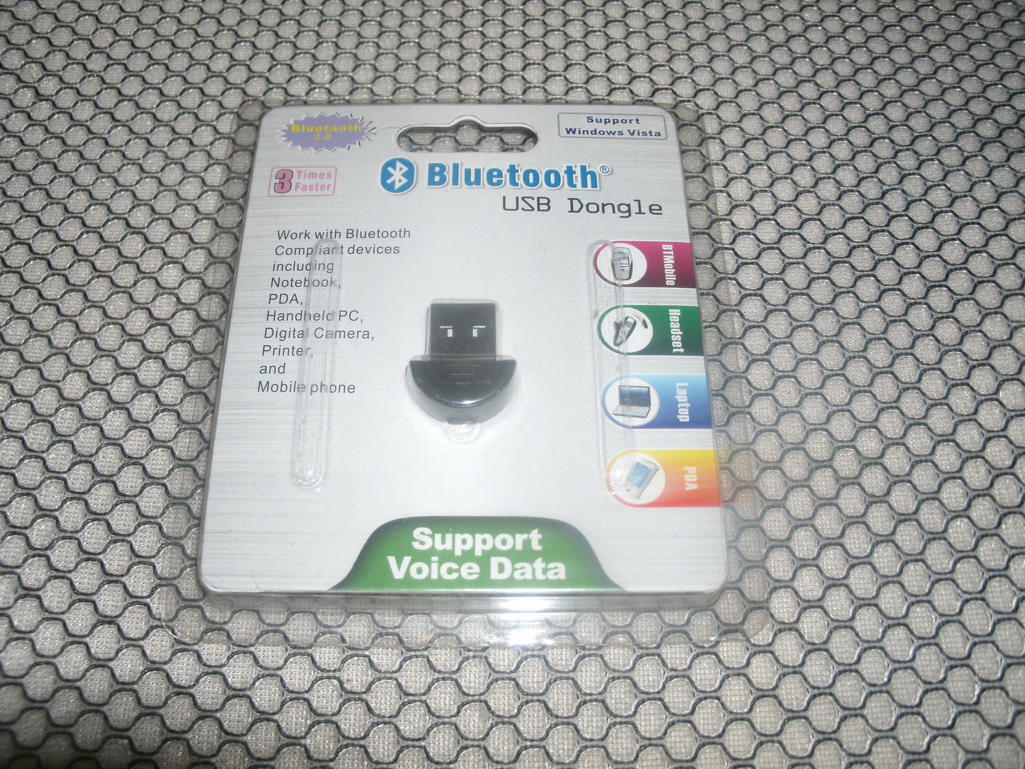 Bluetooth 2.0 USB Dongle. New. Retail package.