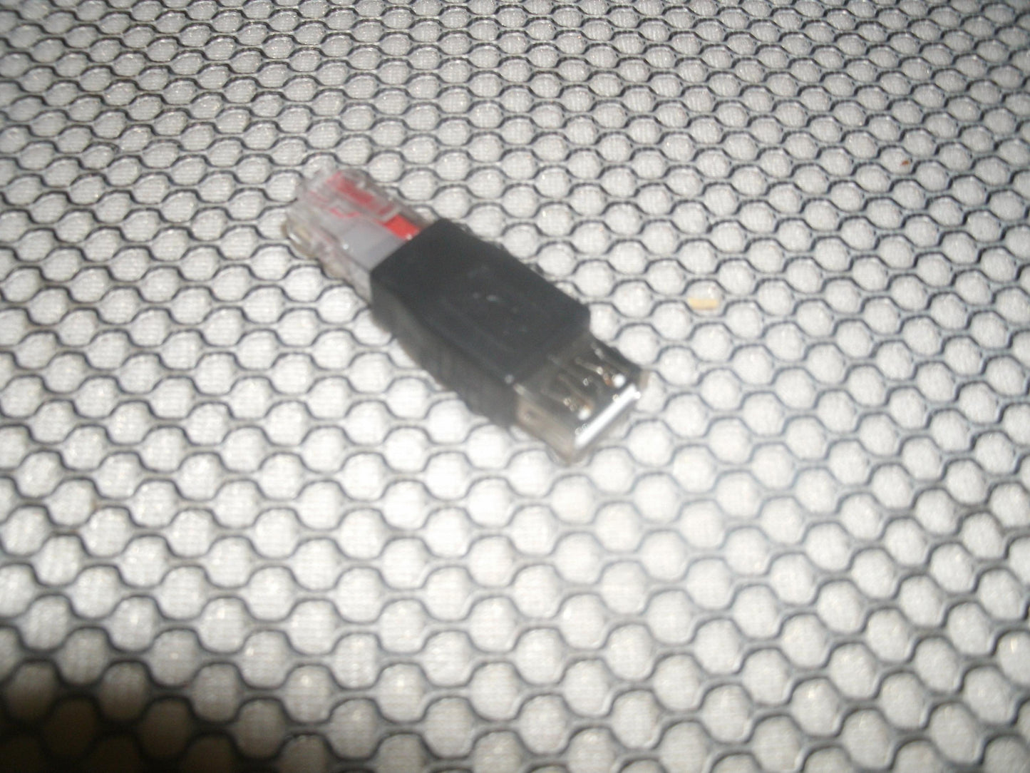 USB A Female F to Ethernet RJ45 Male. New.