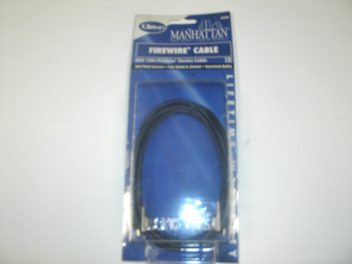 Manhattan 334020 Firewire IEEE 1394 Cable. 4 Pin to 4 Pin.