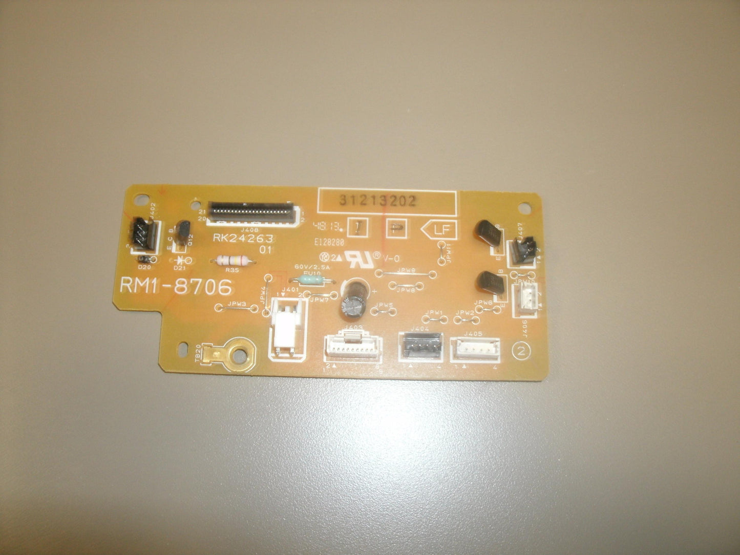 HP RM1-8706 LaserJet PCA Driver Assembly Board.